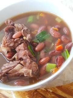 Foto resep Sup iga kacang merah