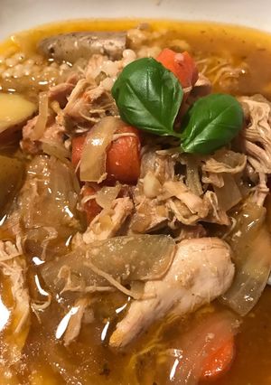 A picture of Moroccan Chicken.