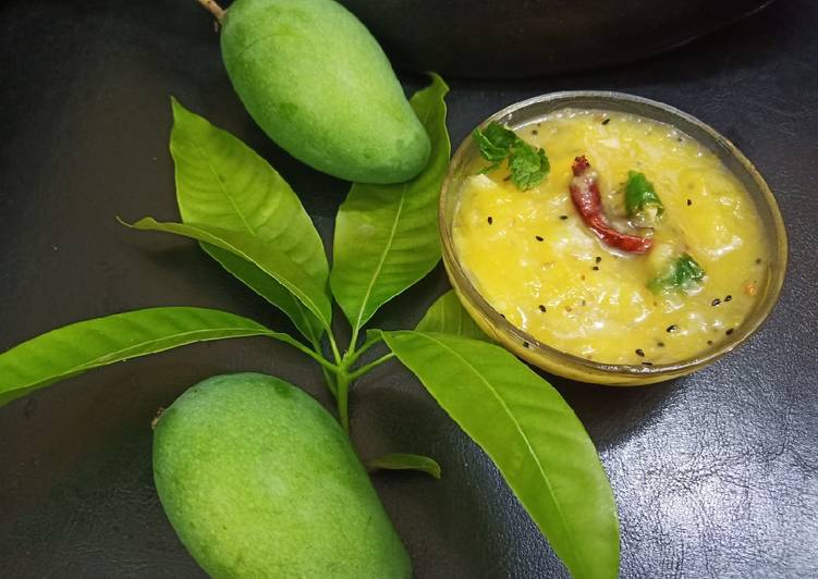 Recipe of Any-night-of-the-week Raw Mango chutney