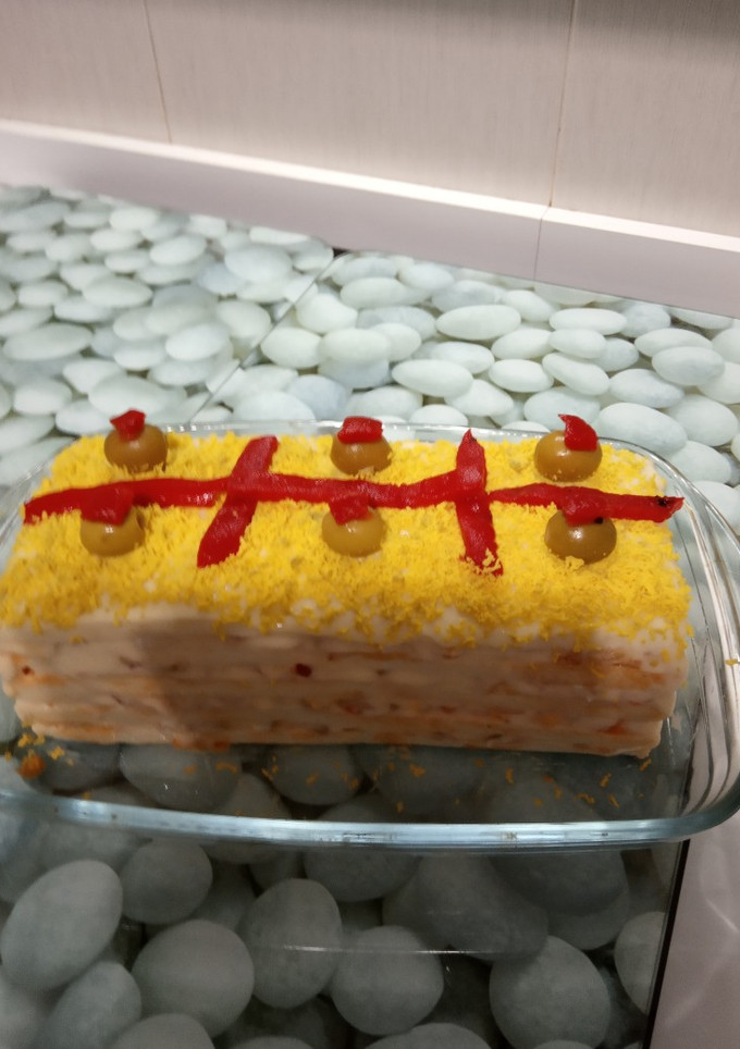 Una foto de Pastel frío de atún