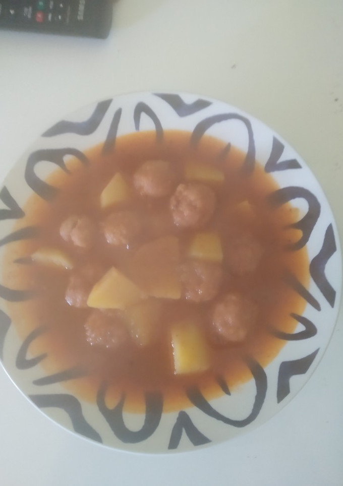 Una foto de Albóndigas en salsa