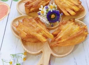 Hình của món Bánh khoai lang chiên giòn.