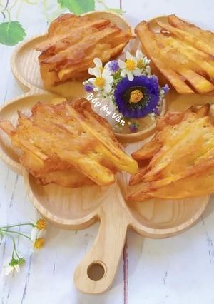 Hình của món Bánh khoai lang chiên giòn.