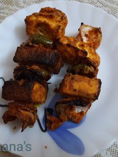 পনির টিক্কা (Paneer tikka recipe in Bengali) রেসিপির প্রধান ছবি