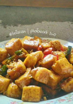Foto resep Oseng Tahu Pedas Manis