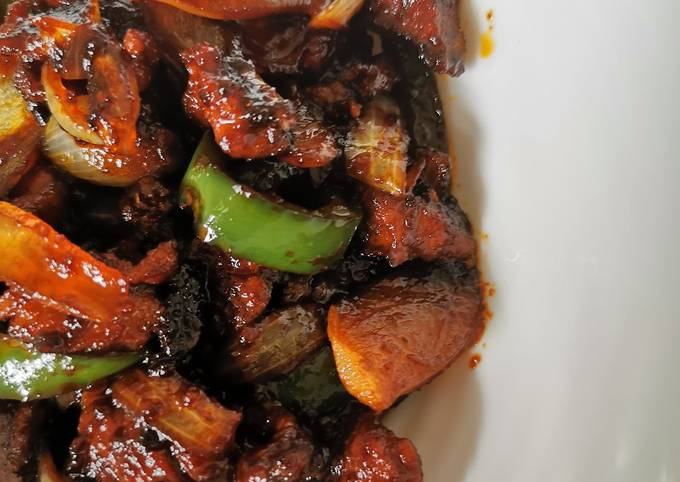 Resipi Daging Masak Cili Kicap Kering Oleh Theduch Ess Cookpad