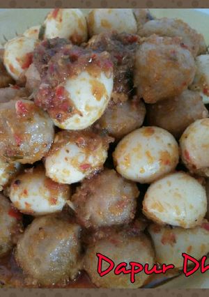 Foto resep Rica-Rica Bakso Telur