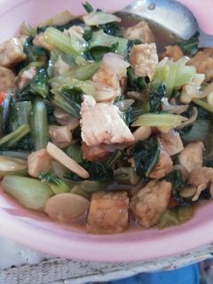 Foto resep Tumis sawi ayam