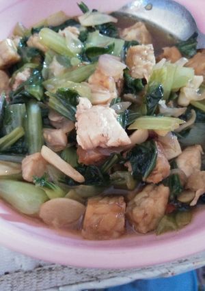 Foto resep Tumis sawi ayam