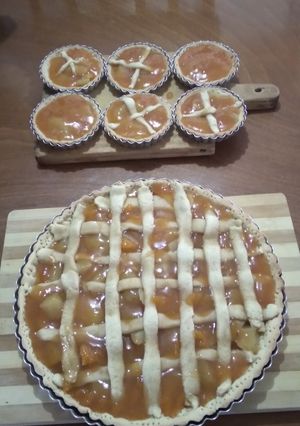 Una foto de Kuchen de manzana