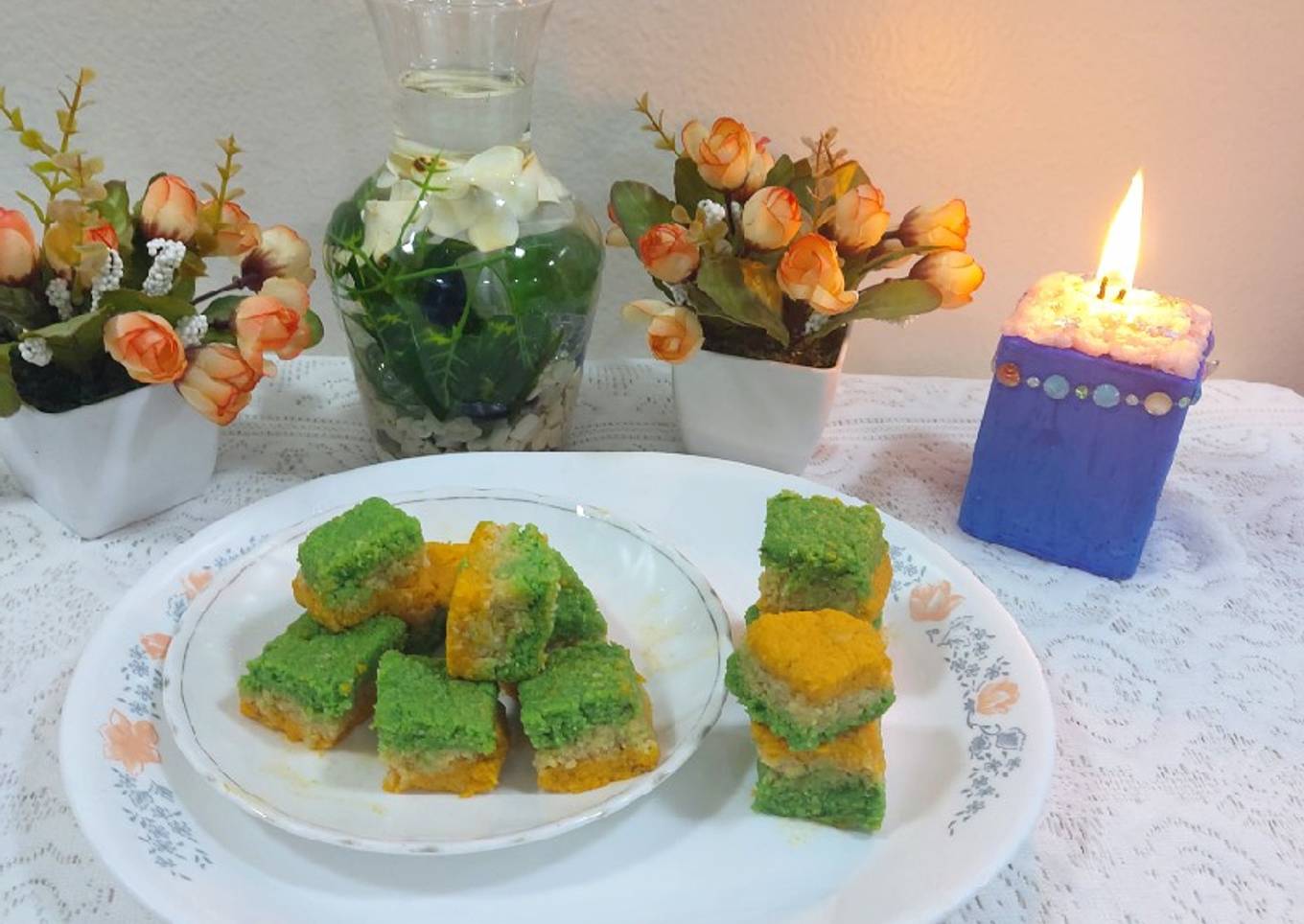 Tri colour coconut 🥥burfi/tiranga recipe independence day