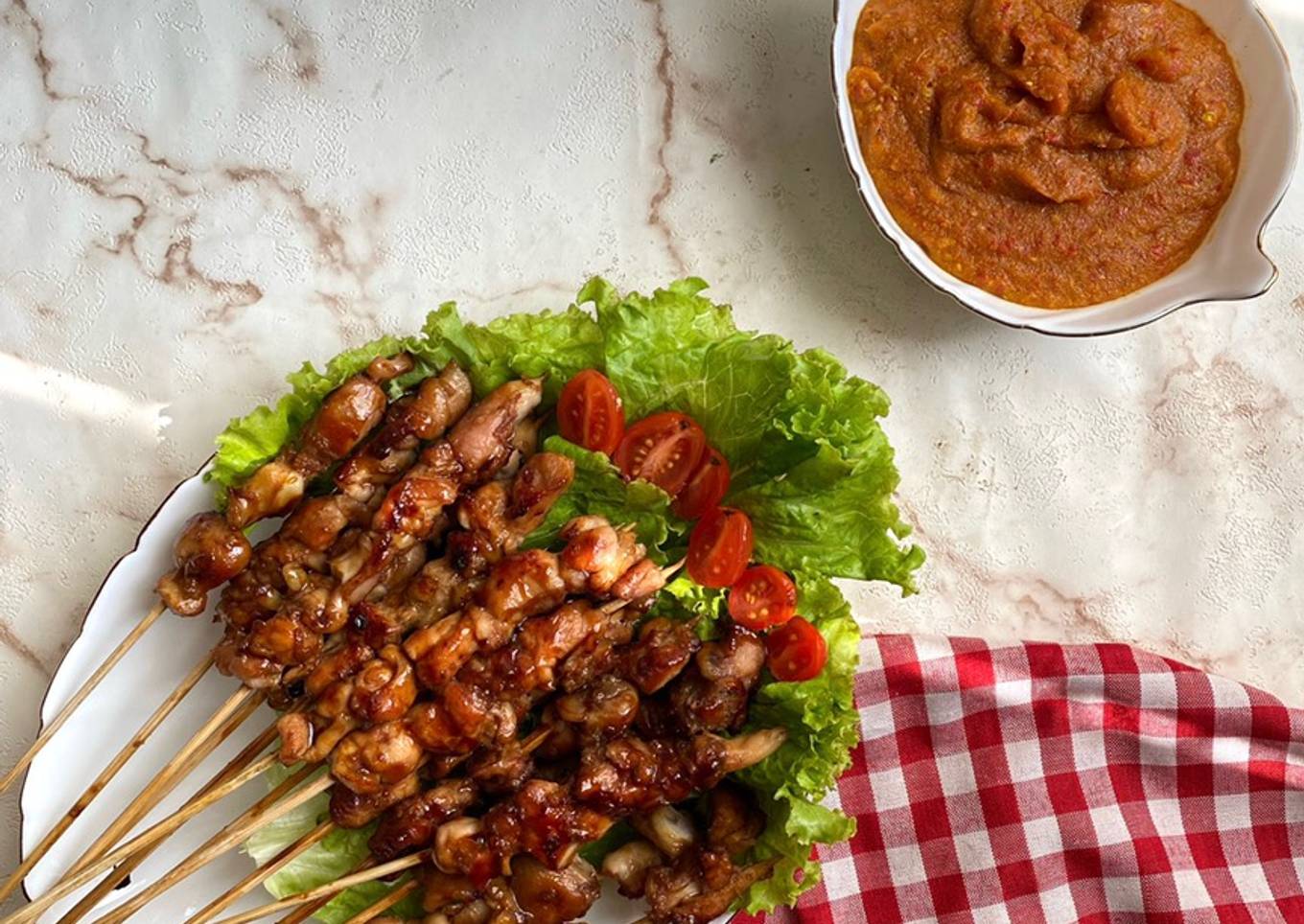 Sate Ayam Bakar Bumbu Serapah