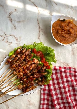 Foto resep Sate Ayam Bakar Bumbu Serapah