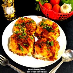A picture of Pav bhaji Masala Pav - Mumbai Special Delicious Spicy Street Food.