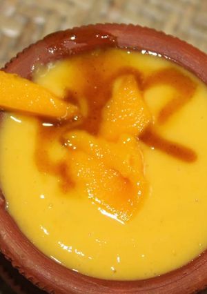 A picture of Mango Lassi.