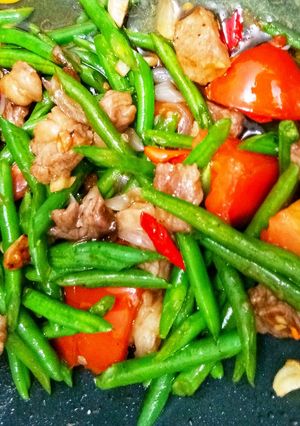 Foto resep Oseng Buncis Daging