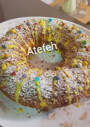 عکسی از دستور کیک خونگی🎂😋