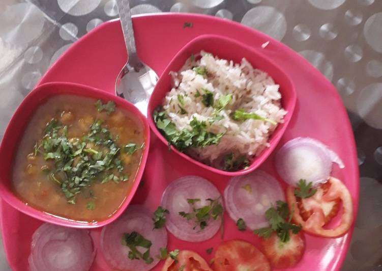 Simple Way to Make Favorite Chole chawal