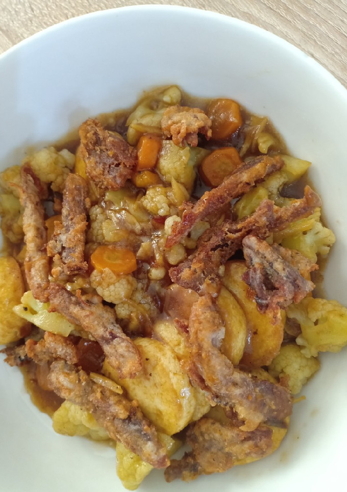 Foto resep Angsio Tofu Kembang Kol Tabur Ayam Crispy