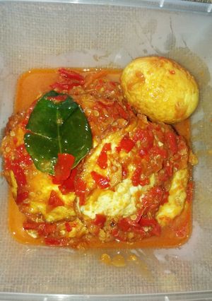 Foto resep Balado telur ceplok