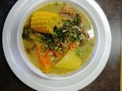 Una foto de cazuela vacuno