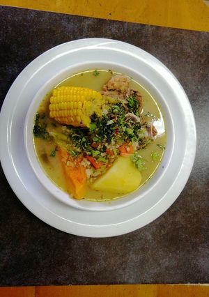 Una foto de Cazuela de asado de tira