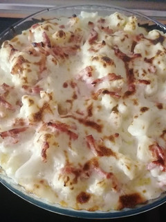 Una foto de Coliflor al horno con bechamel