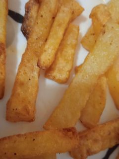 عکسی از دستور سیب زمینی ترد اما نسوخته 🥔🍟