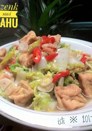 Foto resep Ozenk sawi tahu (#postingrame2_masakantahu)