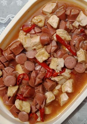Foto resep Sosis Tahu Saus Tiram