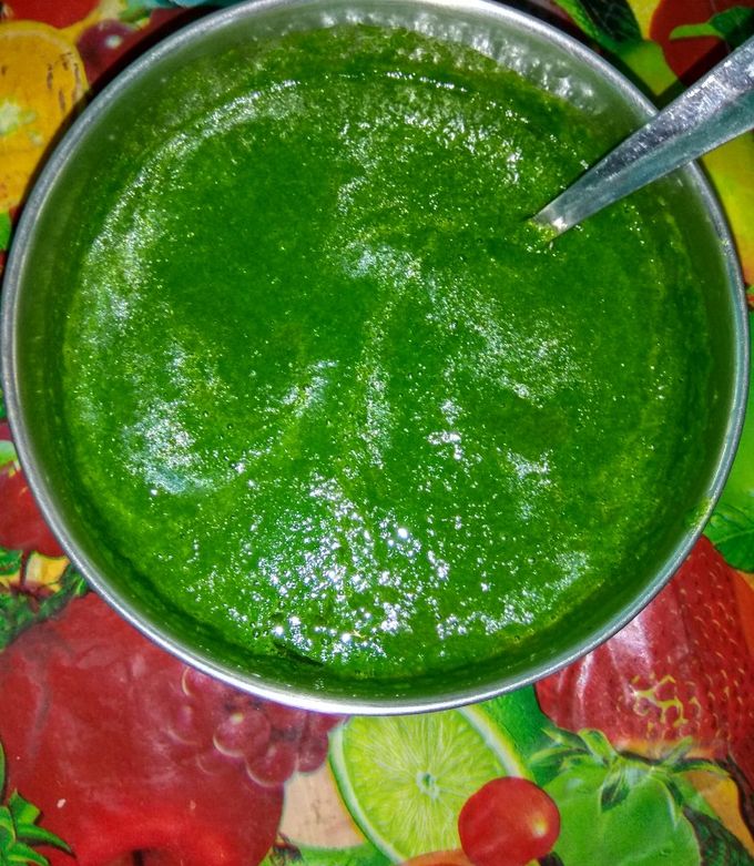 A picture of Radish leaves chutney.