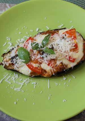 Olaszos töltött padlizsán recept fotója