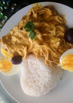 Una foto de Ají de pollo Fit