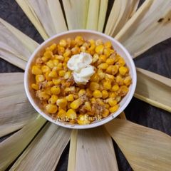 Buttery and creamy masala corn A picture of Buttery and creamy masala corn.