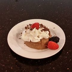 Chocolate Panna Cotta A picture of Chocolate Panna Cotta.