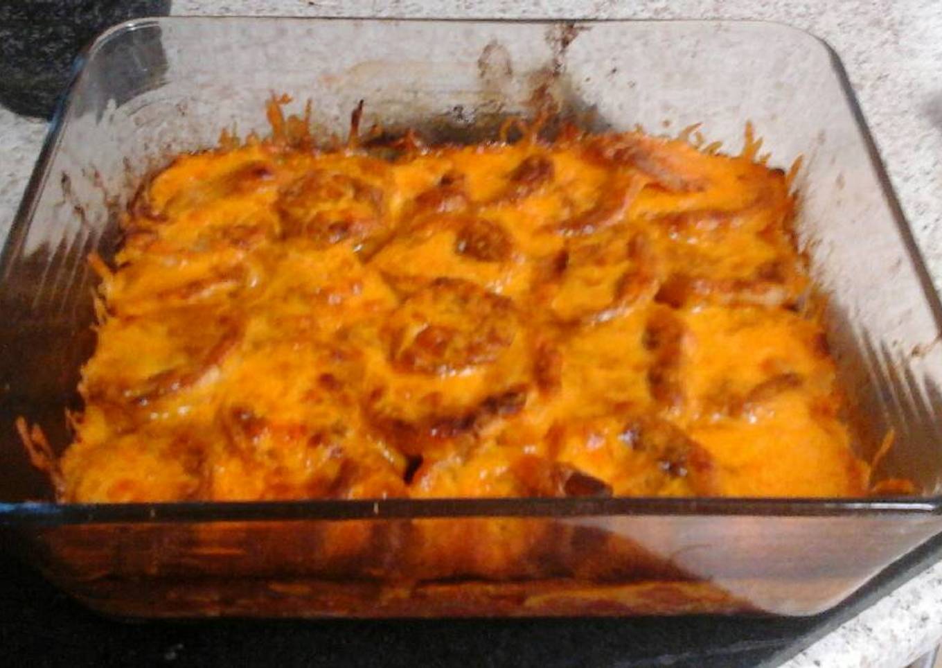 Recipe of Super Quick Homemade My Chicken, Bacon and Potato Bake 😀
