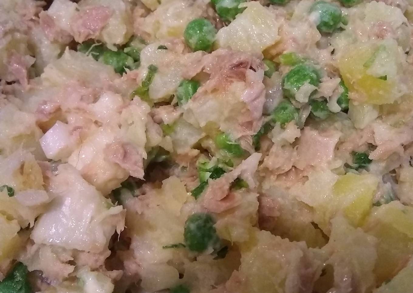 Ensalada de atún y papas