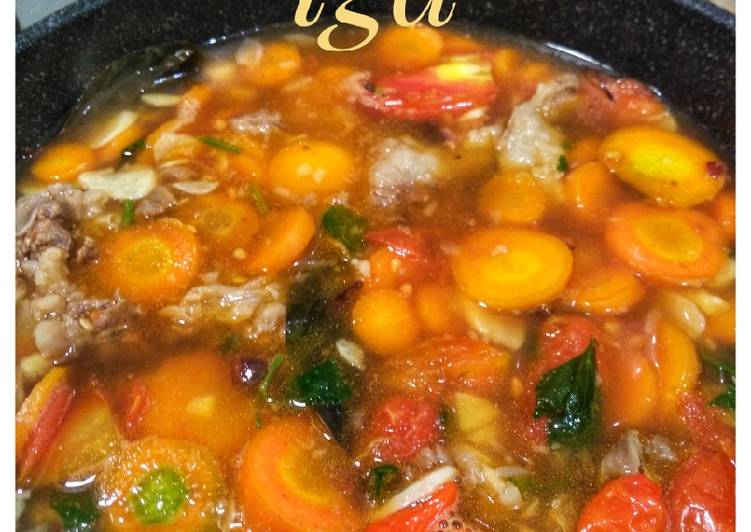 Resep Asem asem iga Anti Gagal