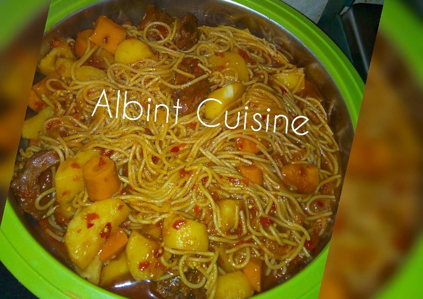 Spaghetti with irish