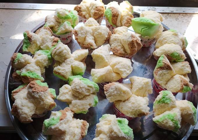 Cara Gampang Menyiapkan Bolu kukus mekar all in one by Bu Anan yang Lezat