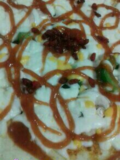 عکسی از دستور 🍕پیتزا قارچ و گوشت دستور هزارم🍕