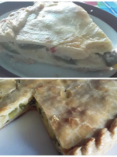 Una foto de Torta de zapallitos