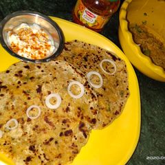 Mooli ke Parathe A picture of Mooli ke Parathe.