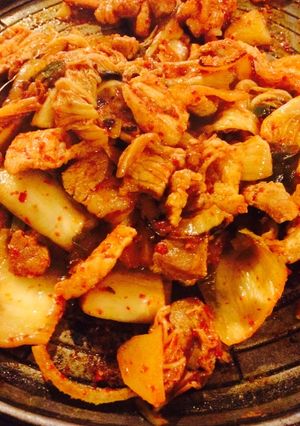 A picture of Belle's Pork Kimchi .