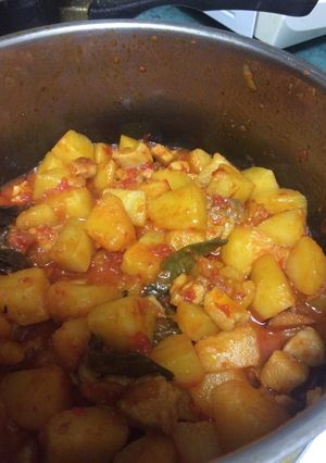 Foto resep Sambal goreng kentang ayam