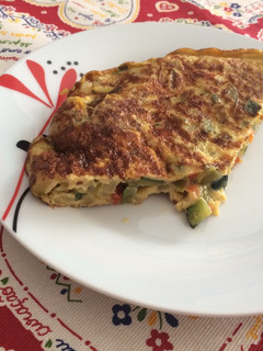 Una foto de Tortilla de calabacín