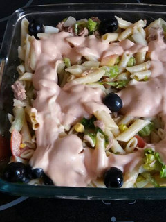Una foto de Ensalada mediterránea