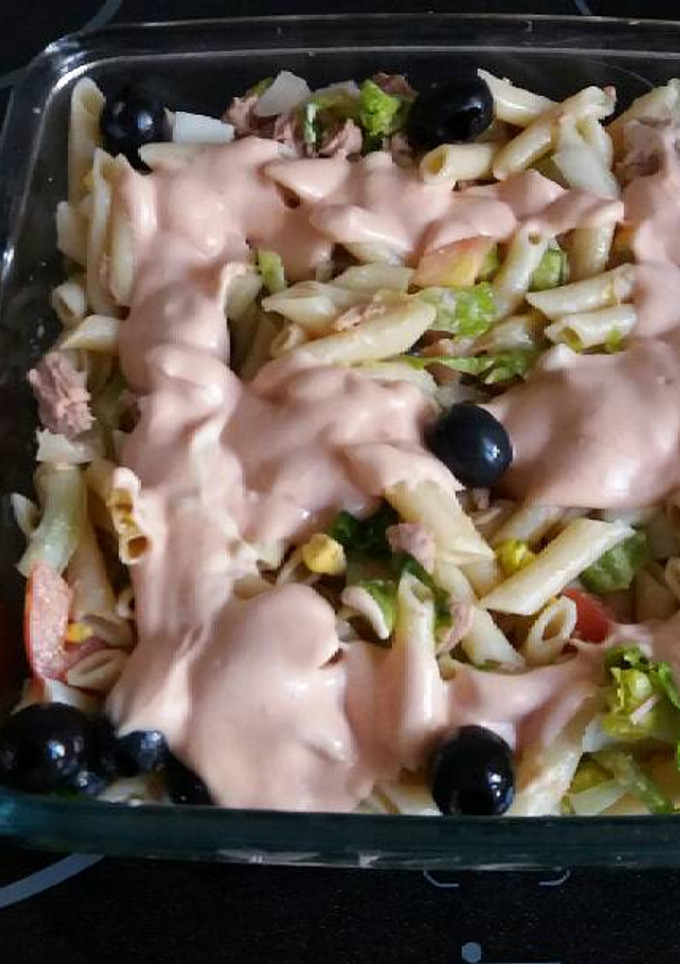 Una foto de Ensalada mediterránea