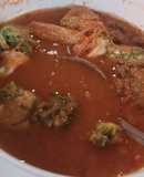 แกงส้มชะอมกุ้ง