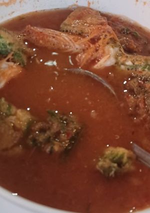 รูปของ แกงส้มชะอมกุ้ง